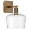 Access Lighting Port Nine Chardonnay, Chardonnay LED Wall Sconce, Antique Brushed Brass Finish, Clear Glass 63144LEDD-ABB/CLR - alternate 1